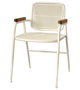 DKD Home Decor Silla de Metal Blanca