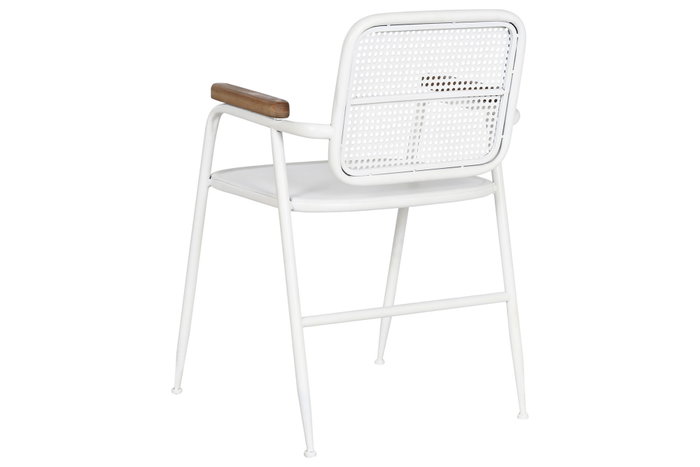 DKD Home Decor Silla de Metal Blanca DKD Home Decor Silla de Metal Blanca