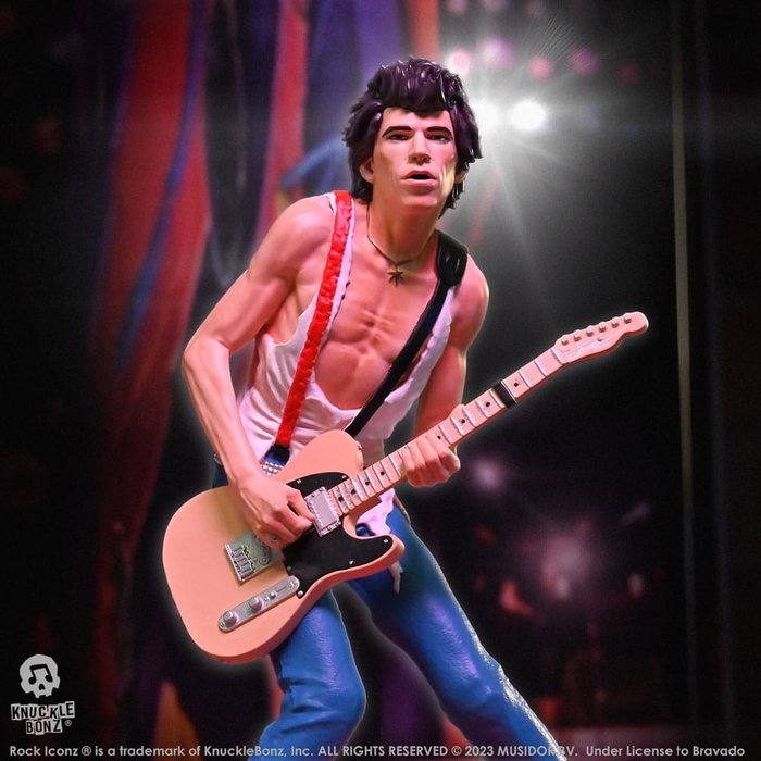 The Rolling Stones Estatua Rock Iconz Keith Richards (Tattoo You Tour 1981) 22 cm The Rolling Stones Estatua Rock Iconz Keith Richards (Tattoo You Tour 1981) 22 cm