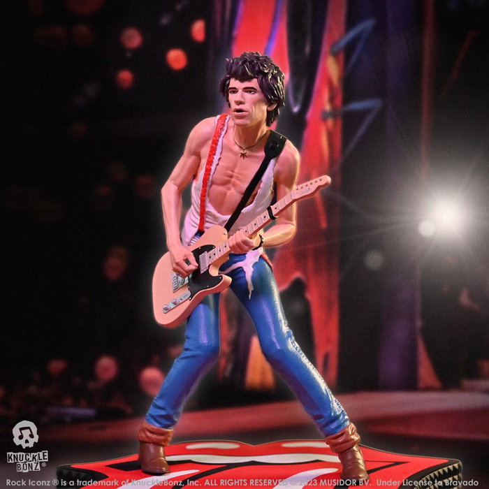 The Rolling Stones Estatua Rock Iconz Keith Richards (Tattoo You Tour 1981) 22 cm The Rolling Stones Estatua Rock Iconz Keith Richards (Tattoo You Tour 1981) 22 cm