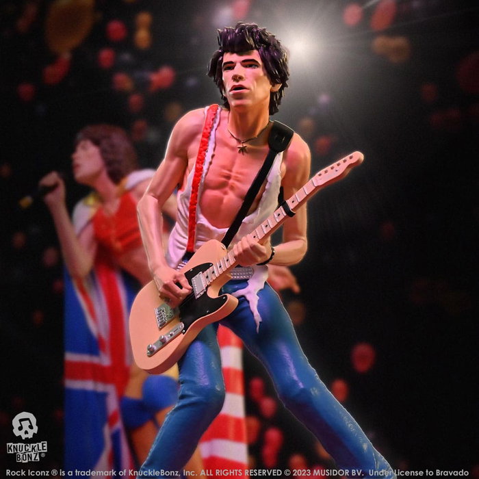 The Rolling Stones Estatua Rock Iconz Keith Richards (Tattoo You Tour 1981) 22 cm The Rolling Stones Estatua Rock Iconz Keith Richards (Tattoo You Tour 1981) 22 cm