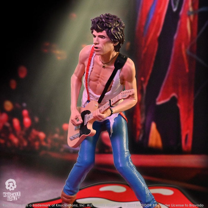 The Rolling Stones Estatua Rock Iconz Keith Richards (Tattoo You Tour 1981) 22 cm The Rolling Stones Estatua Rock Iconz Keith Richards (Tattoo You Tour 1981) 22 cm