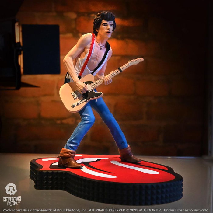 The Rolling Stones Estatua Rock Iconz Keith Richards (Tattoo You Tour 1981) 22 cm The Rolling Stones Estatua Rock Iconz Keith Richards (Tattoo You Tour 1981) 22 cm