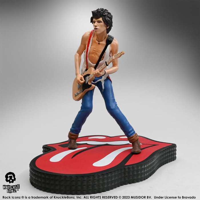 The Rolling Stones Estatua Rock Iconz Keith Richards (Tattoo You Tour 1981) 22 cm The Rolling Stones Estatua Rock Iconz Keith Richards (Tattoo You Tour 1981) 22 cm