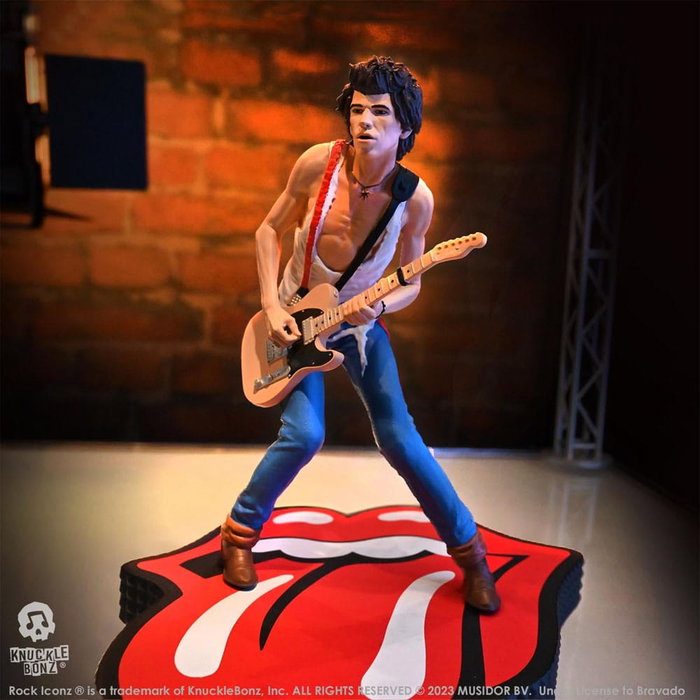 The Rolling Stones Estatua Rock Iconz Keith Richards (Tattoo You Tour 1981) 22 cm The Rolling Stones Estatua Rock Iconz Keith Richards (Tattoo You Tour 1981) 22 cm