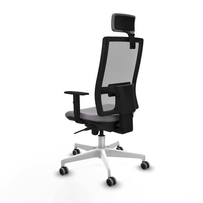 PIQUERAS Y CRESPO Silla de oficina Horna Gris con Mecanismo Sincro PIQUERAS Y CRESPO Silla de oficina Horna Gris con Mecanismo Sincro