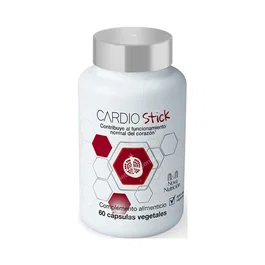 N&N NOVA NUTRICION Cardio Stick 60 Vcaps. | Complemento Alimenticio Cardiovascular con Granada, Quercetina, Vitaminas C, B12, B3, B1, D3 y Potasio para Presión Arterial y Colágeno