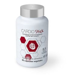 N&N NOVA NUTRICION Cardio Stick 60 Vcaps. | Complemento Alimenticio Cardiovascular con Granada, Quercetina, Vitaminas C, B12, B3, B1, D3 y Potasio para Presión Arterial y Colágeno