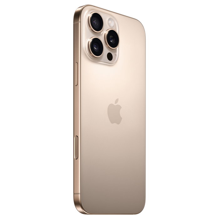 Apple iPhone 16 Pro Max 512GB - Smartphone iOS 18, Pantalla Super Retina XDR 6.9" OLED 120Hz, Triple Cámara 48MP, 5G, Resistente al Agua IP68, Color Arena Titanio