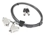 Urban Factory CRS02UF Cable Antirrobo con Llave Redonda - PVC Negro - 2 Metros de Longitud