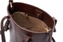 Vince Camuto Piedmont - Bolso de Hombro Marrón de Cuero de Polivinilo para Mujer, Elegante y Duradero, 30x14x23 cm
