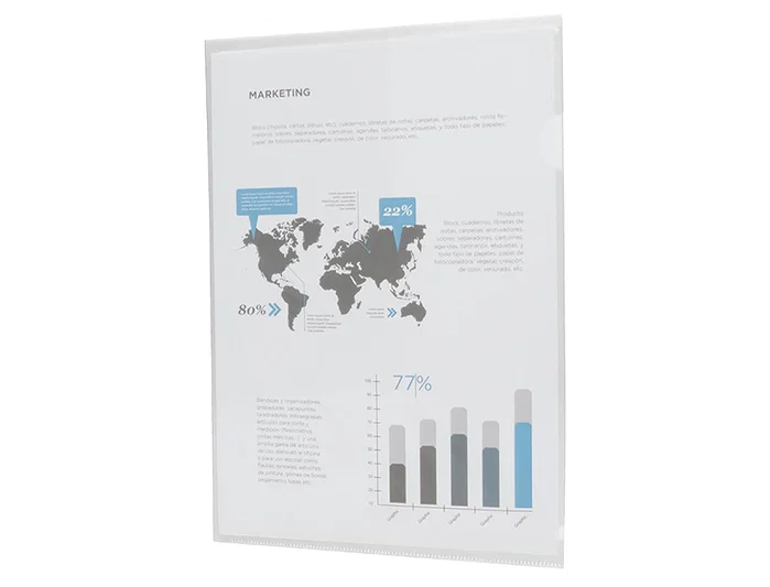 Liderpapel Carpeta dossier uñero 44004 incolora DIN A4 Liderpapel Carpeta dossier uñero 44004 incolora DIN A4