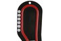 DKD Home Decor Decoración Luminosa LED Guitarra Negro y Rojo