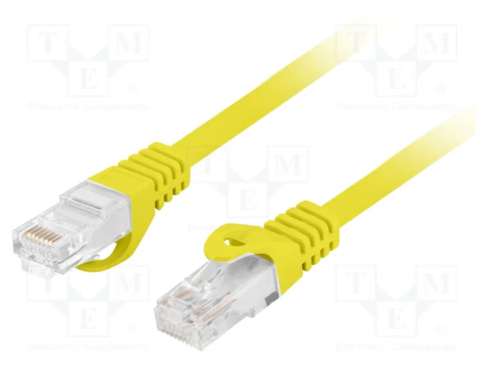 LANBERG Patch cord Cat 6 U/UTP RJ45 1m Amarillo LANBERG Patch cord Cat 6 U/UTP RJ45 1m Amarillo