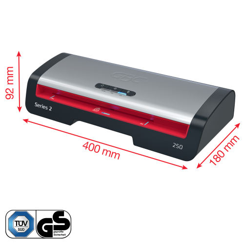 GBC 250 Office Plastificadora Térmica A4 Plata