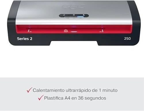GBC 250 Office Plastificadora Térmica A4 Plata 4410070EU