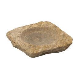 SUMMA PREMIUM SUPIEDRA Medulas Plato de piedra natural artesanal de mármol para vajilla, 15x15 cm, interior 10x10 cm (Set de 6)