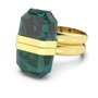 Swarovski Anillo Lucent Dorado Acero Inoxidable 50