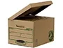 Fellowes Cajón para Almacenamiento de Archivadores, Cartón Reciclado, Capacidad 4 Cajas de Archivo 80 mm, Dimensiones Interiores 260 x 325 x 375 mm