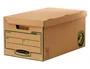 Fellowes Cajón para Almacenamiento de Archivadores, Cartón Reciclado, Capacidad 4 Cajas de Archivo 80 mm, Dimensiones Interiores 260 x 325 x 375 mm
