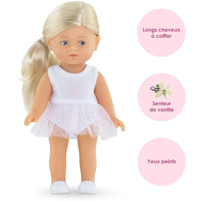 Corolle Muñeca Rosy Ballerina Caja 20 cm Aroma Vainilla a partir de 3 años COR1713431783978