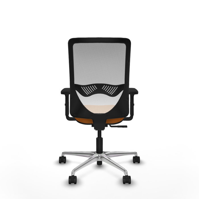 PIQUERAS Y CRESPO Silla de oficina Zulema Naranja y Blanco PIQUERAS Y CRESPO Silla de oficina Zulema Naranja y Blanco
