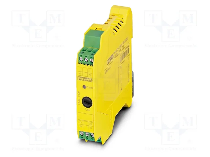 PHOENIX CONTACT PSRclassic PSR-SCP- 24DC/FSP/1X1/1X2 Relé de Seguridad 24VDC PHOENIX CONTACT PSRclassic PSR-SCP- 24DC/FSP/1X1/1X2 Relé de Seguridad 24VDC