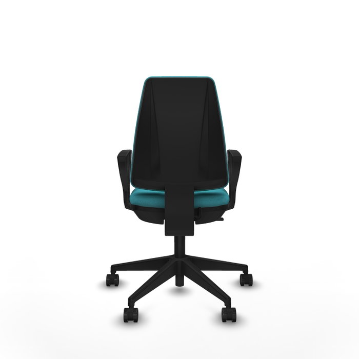 PIQUERAS Y CRESPO Silla de oficina Elche Turquesa con Brazos Fijos PIQUERAS Y CRESPO Silla de oficina Elche Turquesa con Brazos Fijos