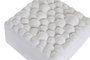 DKD Home Decor Joyero Set 2 Cemento 18x18x12 Blanco
