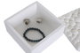 DKD Home Decor Joyero Set 2 Cemento 18x18x12 Blanco
