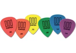 DUNLOP Caja de 216 Unidades Tortex / TIII - 6 Medidas