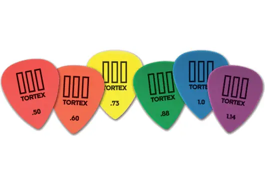 Dunlop Tortex / Tiii - Caja de 216 unidades - 6 Medidas Dunlop Tortex / Tiii - Caja de 216 unidades - 6 Medidas