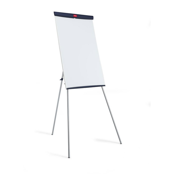 Nobo Pizarra blanca magnética con trípode Essence 68x184 cm