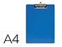 Maul Portanotas Flexx DIN A4 Polipropileno con Pinza, Color Azul, 13x320x235 mm