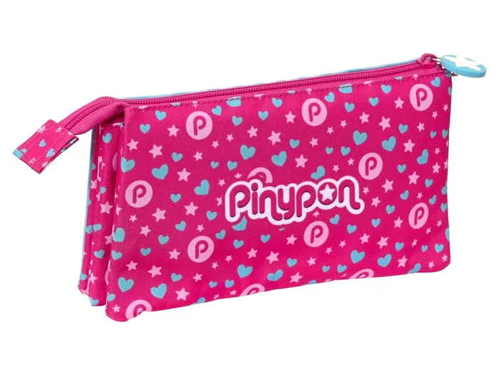 Safta Portatodo Triple Pinypon Rosa y Azul Safta Portatodo Triple Pinypon Rosa y Azul