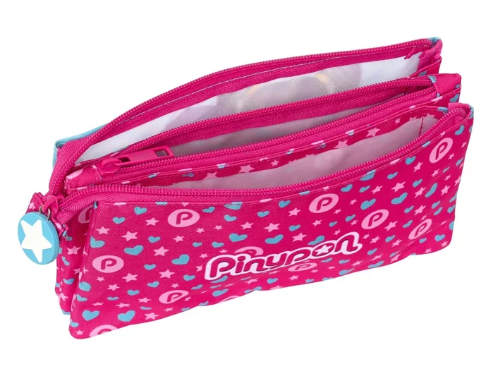 Safta Portatodo Triple Pinypon Rosa y Azul Safta Portatodo Triple Pinypon Rosa y Azul