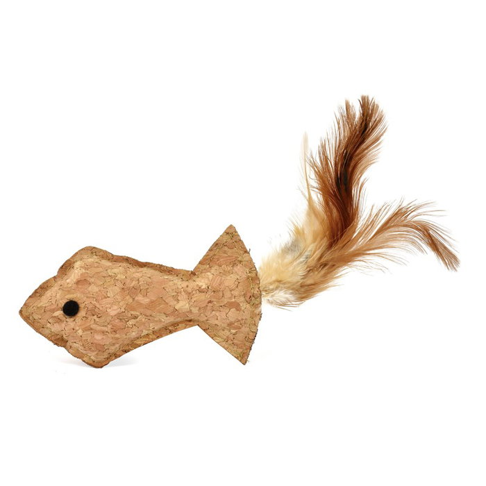 Nayeco Pez de Corcho con Pluma 9,5 cm (Pack de 3 unidades) Nayeco Pez de Corcho con Pluma 9,5 cm (Pack de 3 unidades)