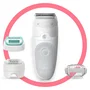 Braun Silk-épil 5 Depiladora Eléctrica 81770430 para Mujer - 28 Pinzas MicroGrip, Afeitadora Recortadora Incluida, Uso Húmedo y Seco, Color Blanco