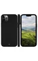 Dbramante1928 Costa Rica Funda Trasera Silicona y Plástico Reciclado Negro para Apple iPhone 12 y iPhone 12 Pro - Resistente a Impactos, Compatible con Carga Inalámbrica