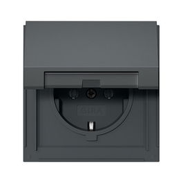 Gira 445467 SCHUKO KD Gira TX_44 Anthrazit Enchufe, Anthrazit