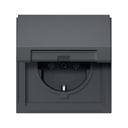 GIRA 445467 Schuko KD Gira TX_44 Antracita GIRA 445467 Schuko KD Gira TX_44 Antracita