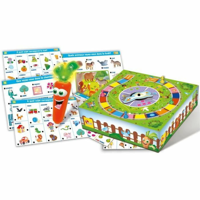 Lisciani Giochi Carotina 1000 preguntas - Caja de juego de preguntas Lisciani Giochi Carotina 1000 preguntas - Caja de juego de preguntas