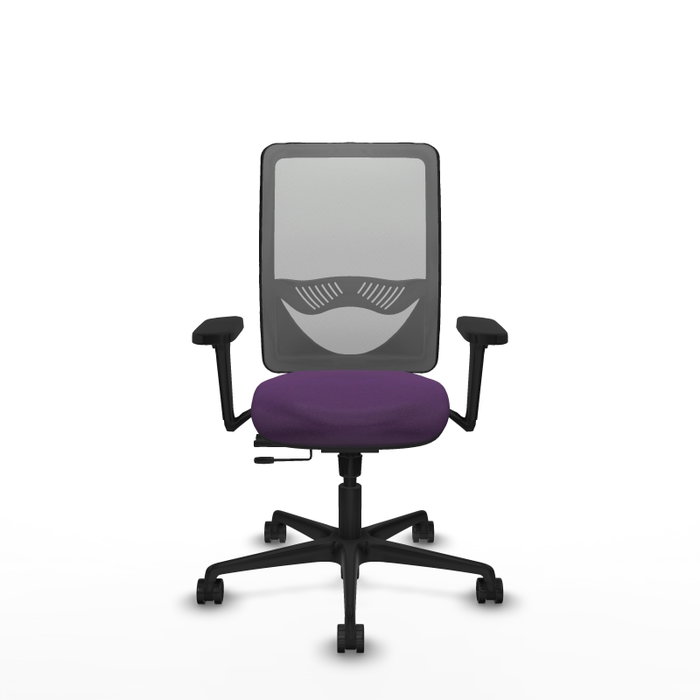 PIQUERAS Y CRESPO Silla de oficina Zulema con mecanismo Sincro/Traslack, Morado y Gris PIQUERAS Y CRESPO Silla de oficina Zulema con mecanismo Sincro/Traslack, Morado y Gris