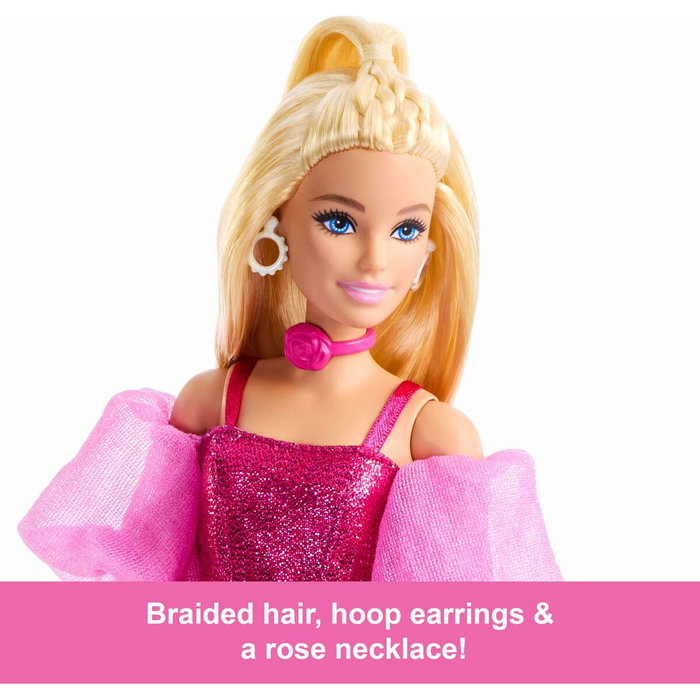 Mattel Muñeca Barbie Deluxe Metalizada con Corset Rosa Mattel Muñeca Barbie Deluxe Metalizada con Corset Rosa