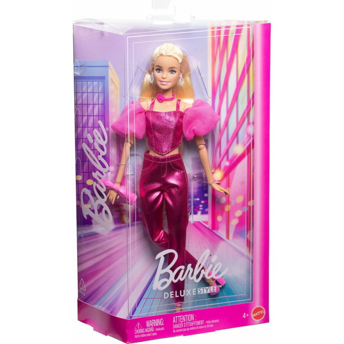 Mattel Muñeca Barbie Deluxe Metalizada con Corset Rosa Mattel Muñeca Barbie Deluxe Metalizada con Corset Rosa