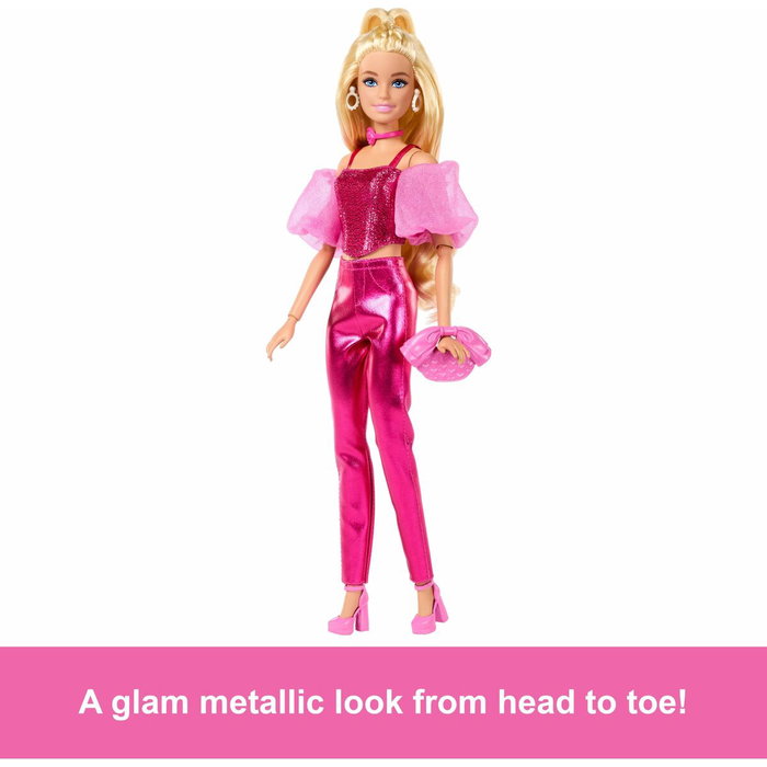 Mattel Muñeca Barbie Deluxe Metalizada con Corset Rosa Mattel Muñeca Barbie Deluxe Metalizada con Corset Rosa