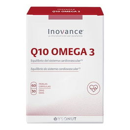 INOVANCE Q-10 Omega 3 60 Perlas para la Función Cardiovascular y Deportistas
