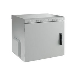 EFB Elektronik Armario de pared 19'' 9HE 450mm IP55 RAL7035 Gris
