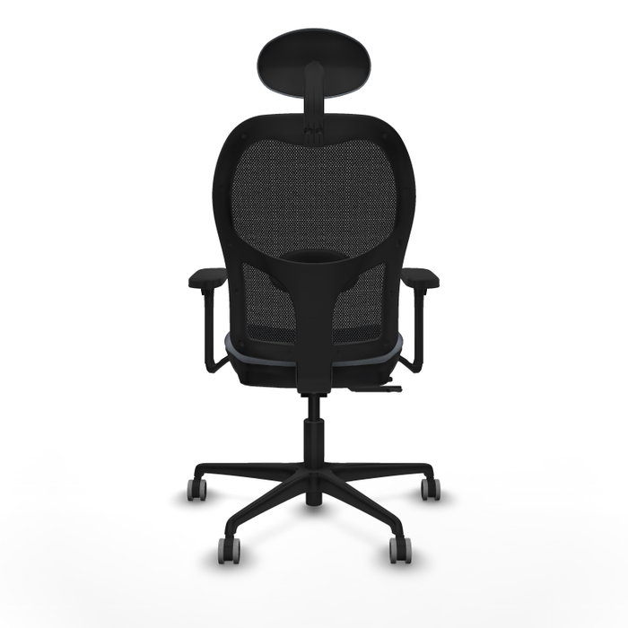 PIQUERAS Y CRESPO Silla de oficina Jorquera con mecanismo Sincro/Traslack, Gris y Negro PIQUERAS Y CRESPO Silla de oficina Jorquera con mecanismo Sincro/Traslack, Gris y Negro