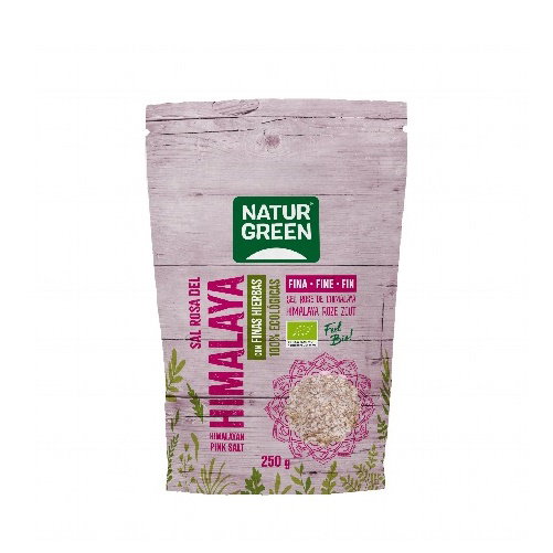 NATURGREEN Sal del Himalaya con finas hierbas 250gr BIO SG NATURGREEN Sal del Himalaya con finas hierbas 250gr BIO SG